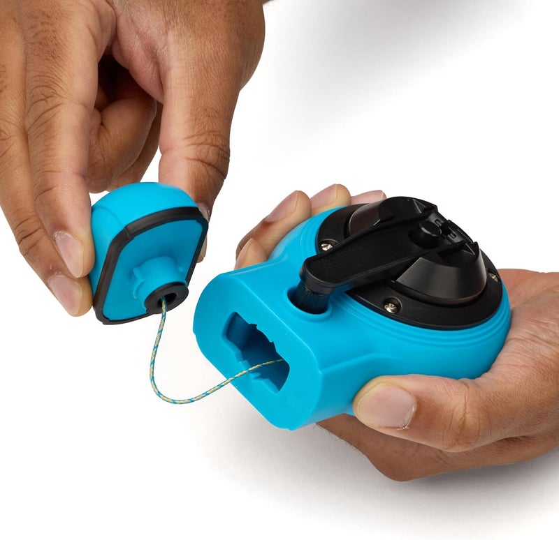 Ox Pro Compact Chalk Reel with Kevlar Reinforced Line - 6 to 1 Gear Ratio with 100 Foot Line - Image 3